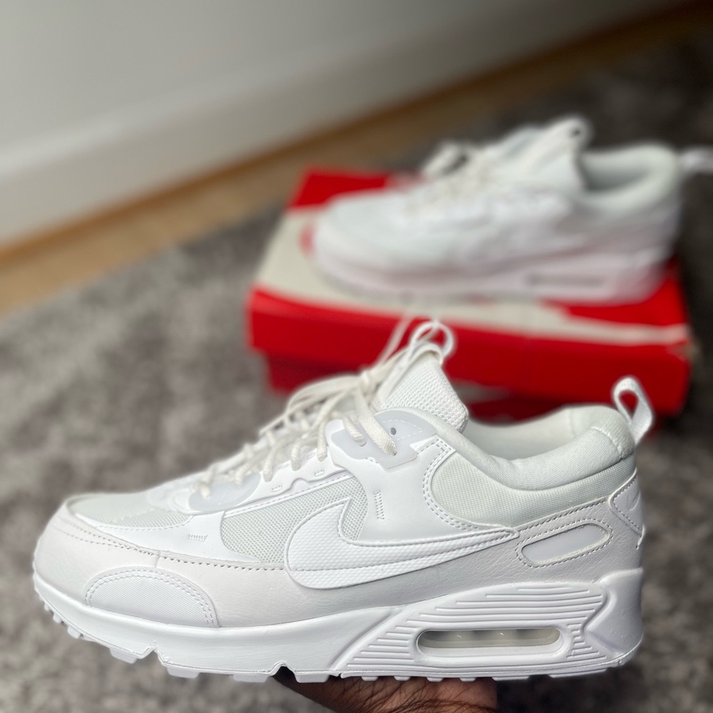 BRAND NEW Nike Air Max 90 Futura Triple White